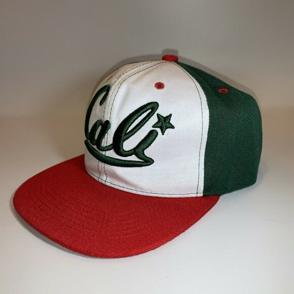 Red, white, Green, “Cali” California SnapBack Baseball Cap/hat. OSFM. - Picture 2 of 8